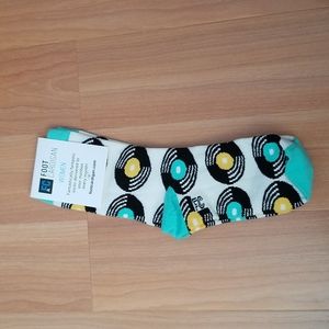 Vinyl Record Socks by Foot Cardigan